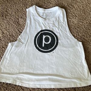Pure Barre cropped muscle tank
